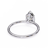 White Gold Pear Diamond Solitaire Engagement Ring