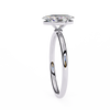 White Gold Marquise Diamond Solitaire Engagement Ring