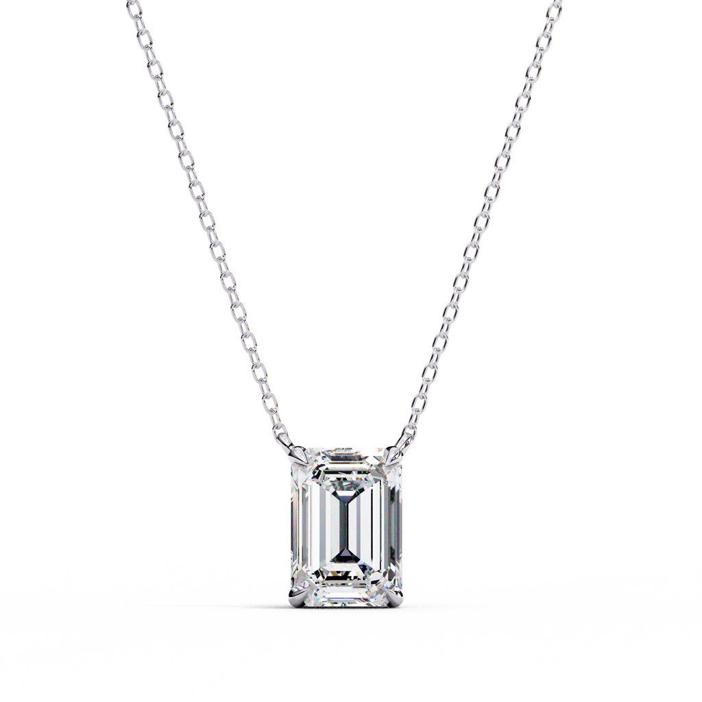 Ivy Grace Emerald Diamond Pendant