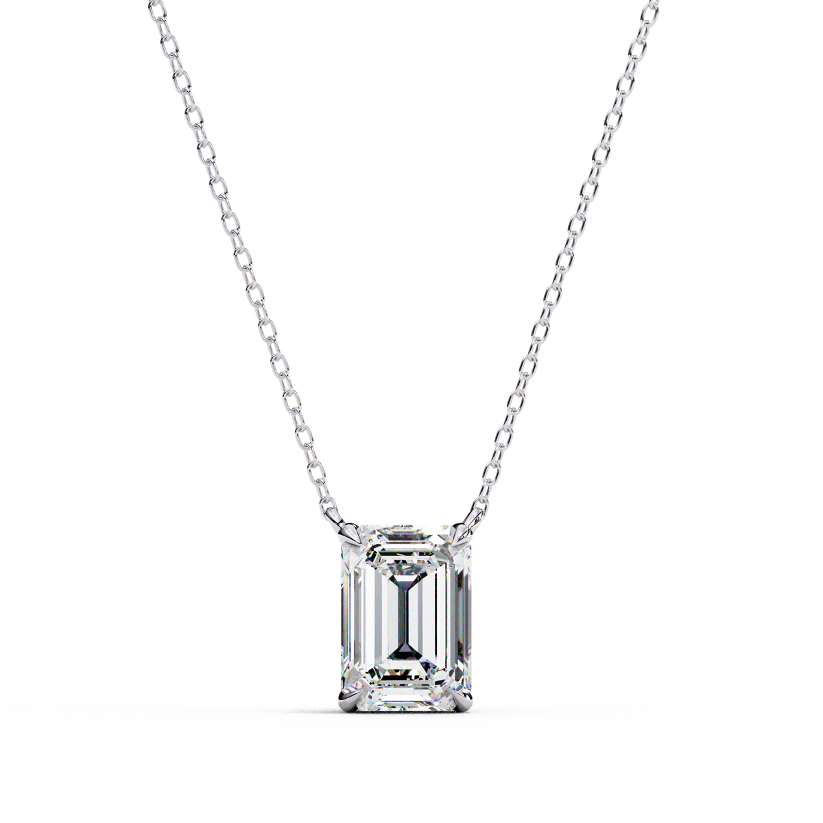 Ivy Grace Emerald Diamond Pendant