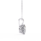 Round Solitaire Diamond Pendant