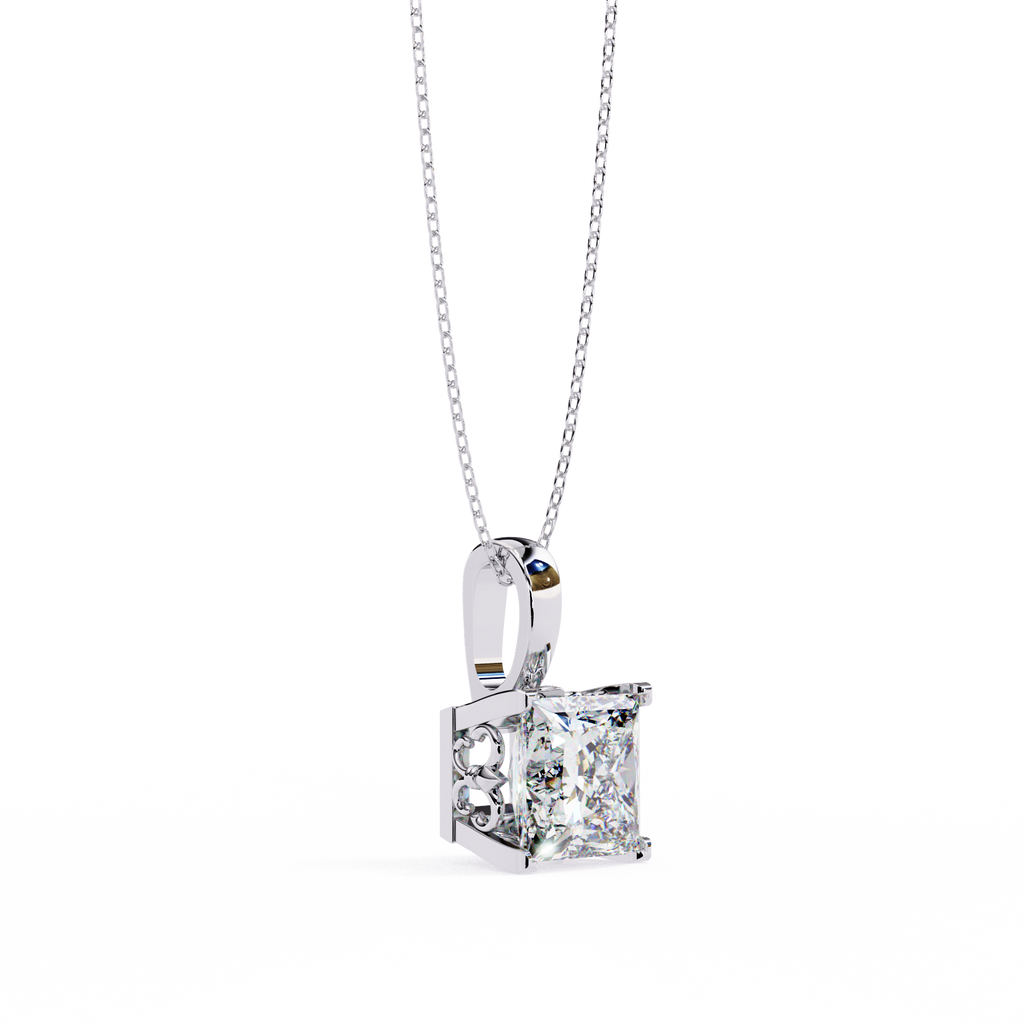 Natural Diamond Solitaire Pendant