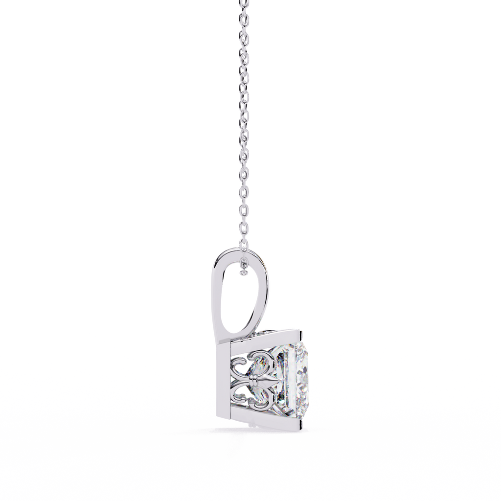 Natural Diamond Solitaire Pendant