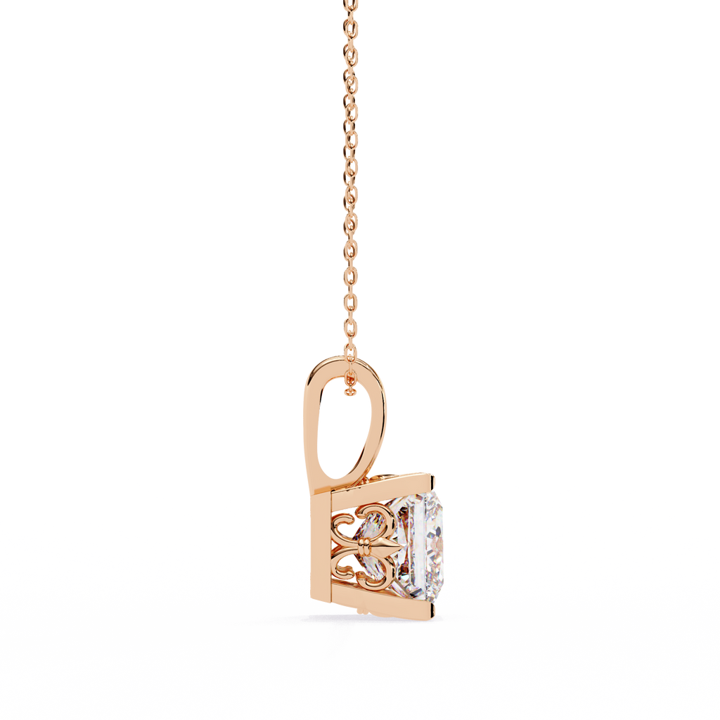 Natural Diamond Solitaire Pendant