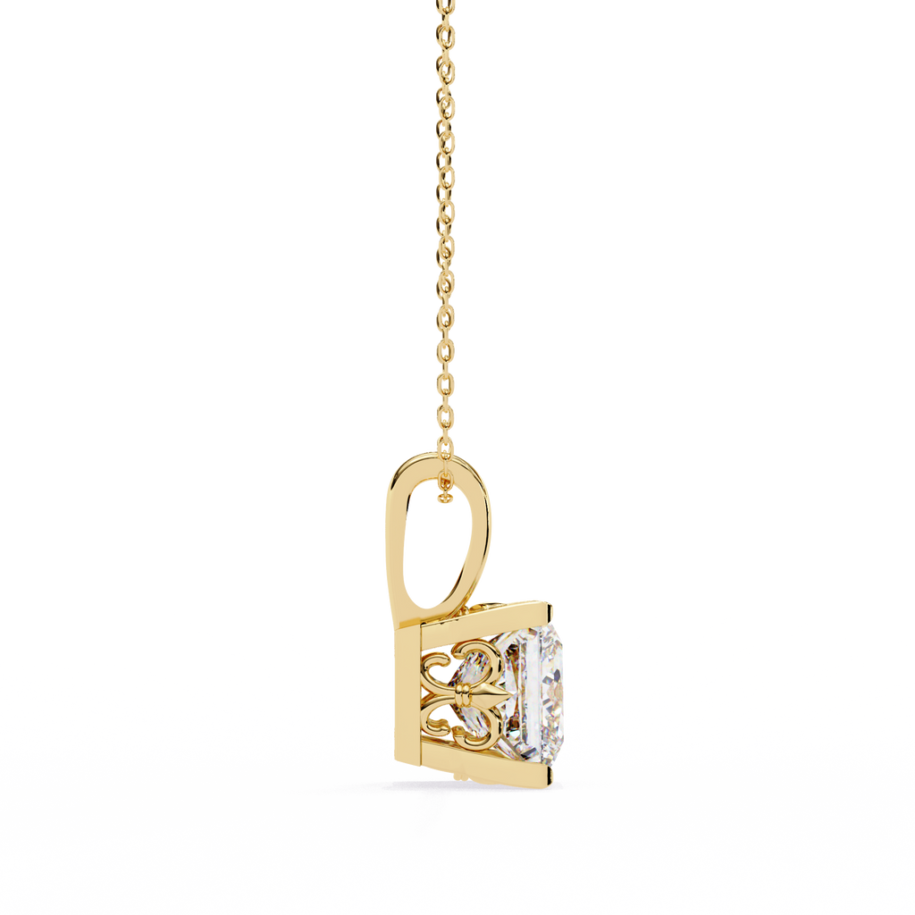 Natural Diamond Solitaire Pendant