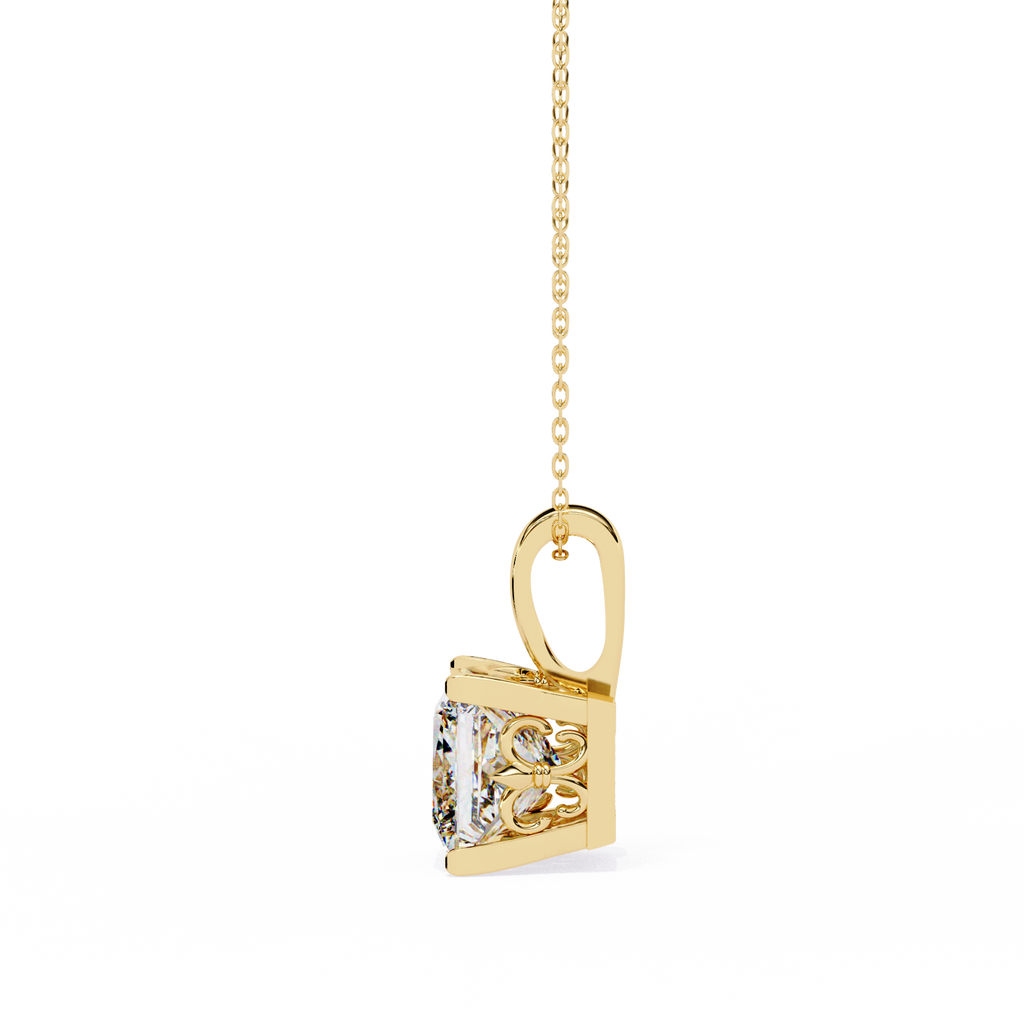 Natural Diamond Solitaire Pendant