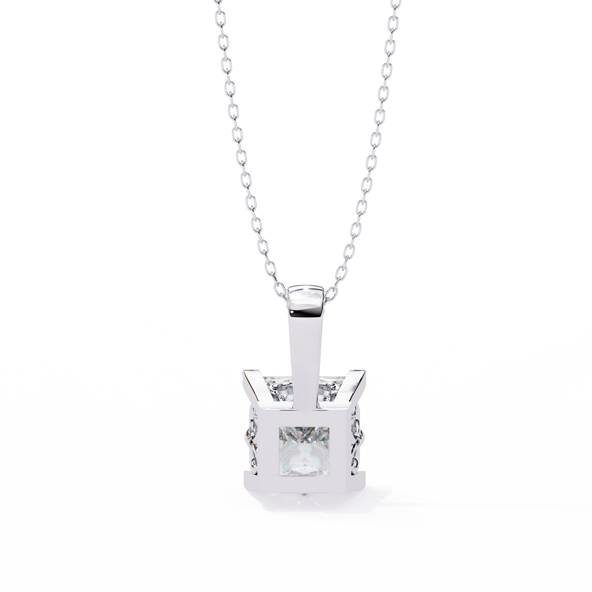 Natural Diamond Solitaire Pendant
