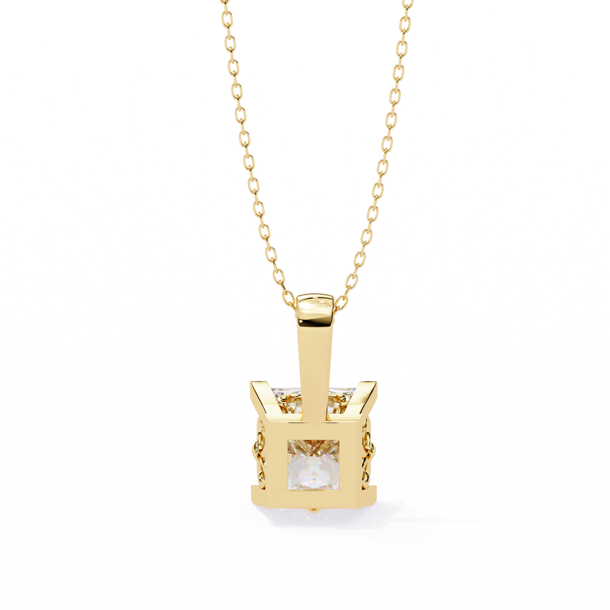 Natural Diamond Solitaire Pendant