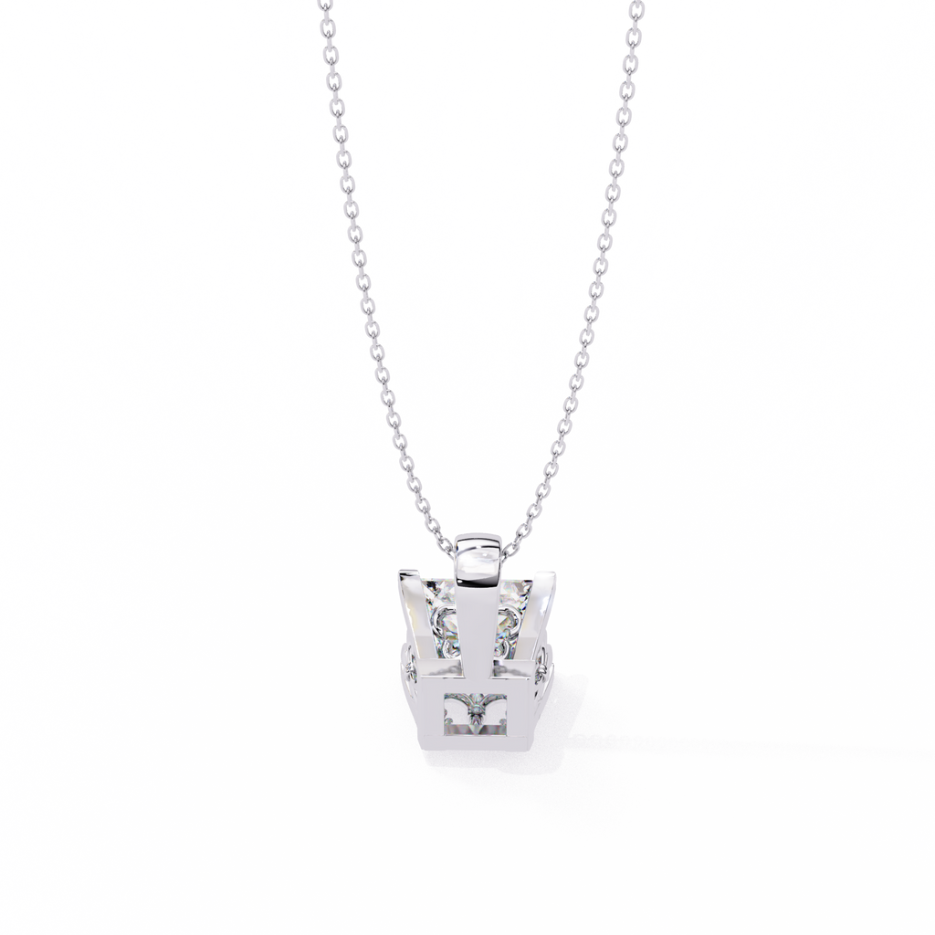 Natural Diamond Solitaire Pendant