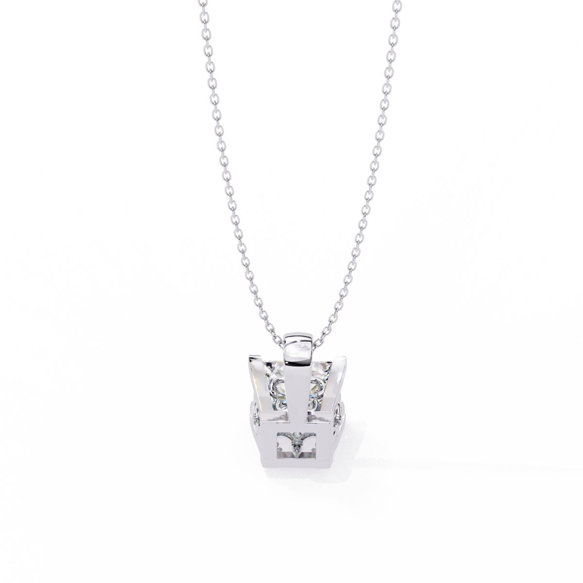 Natural Diamond Solitaire Pendant
