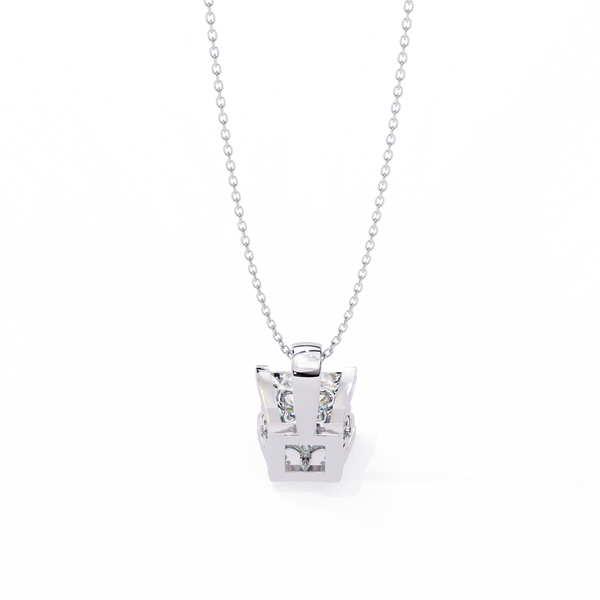 Natural Diamond Solitaire Pendant