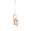 Princess-Cut Natural Diamond Solitaire Pendant