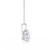 Princess-Cut Natural Diamond Solitaire Pendant