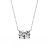 Oval Cut Diamond Solitaire Pendant