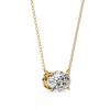 Oval Cut Diamond Solitaire Pendant