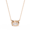 Oval Cut Diamond Solitaire Pendant