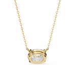 Oval Cut Diamond Solitaire Pendant