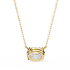 Oval Cut Diamond Solitaire Pendant