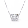 Oval Cut Diamond Solitaire Pendant