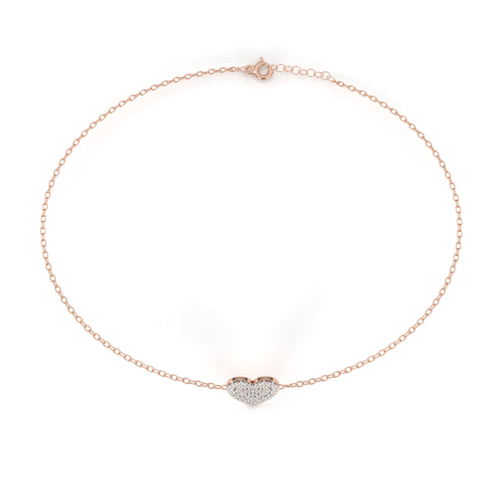 Heart Diamond Bracelet