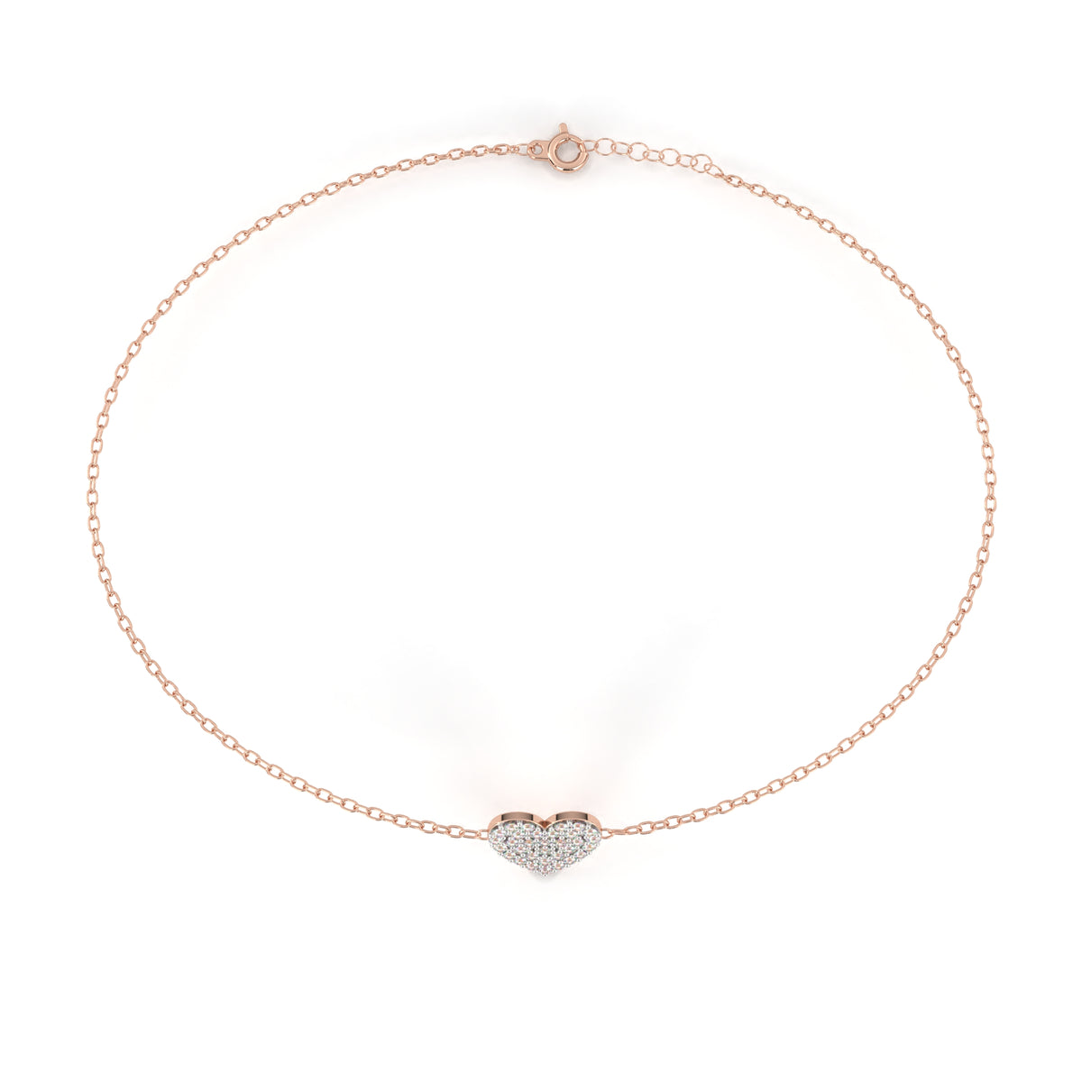 Heart Diamond Bracelet
