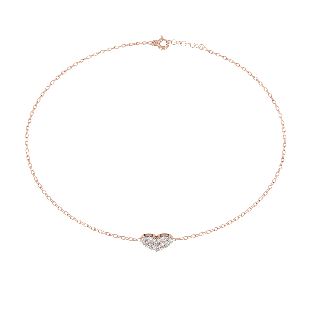 Heart Diamond Bracelet
