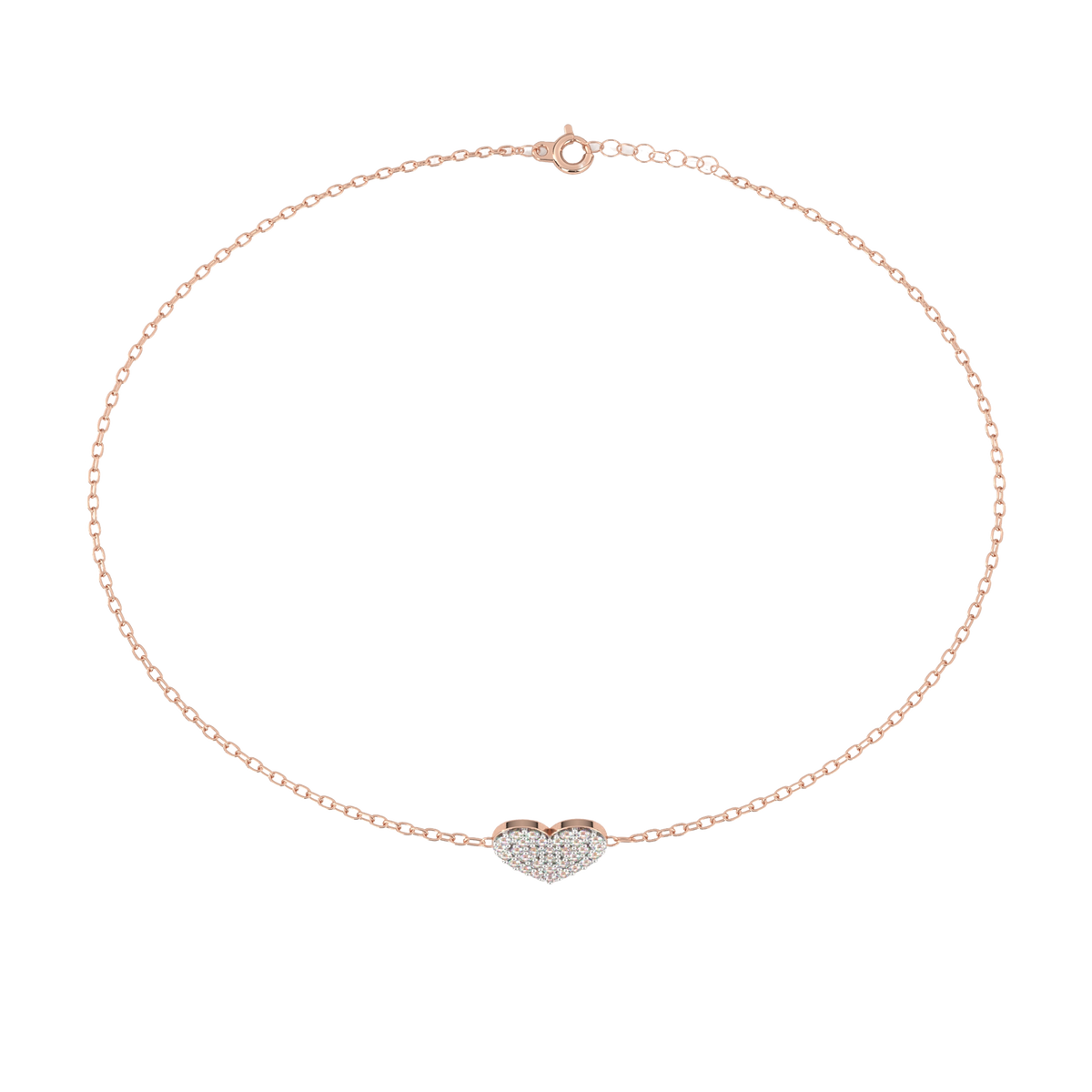 Heart Diamond Bracelet