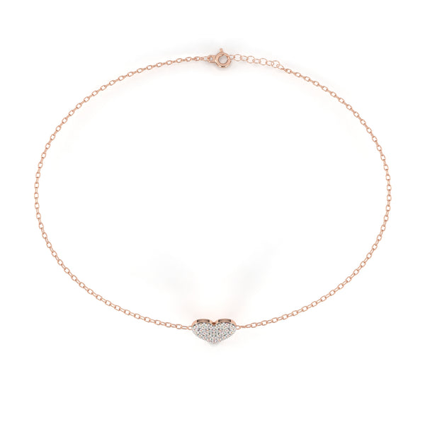 Heart Diamond Bracelet