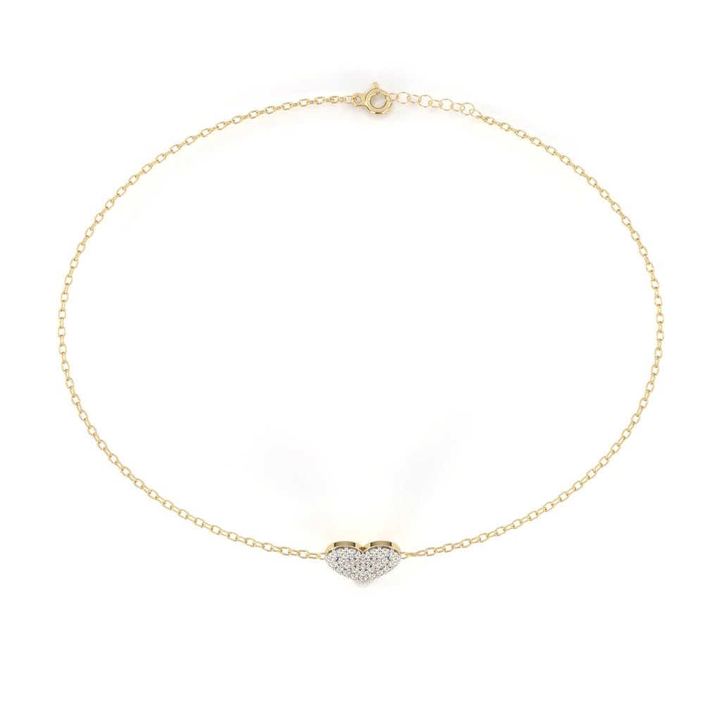Heart Diamond Bracelet
