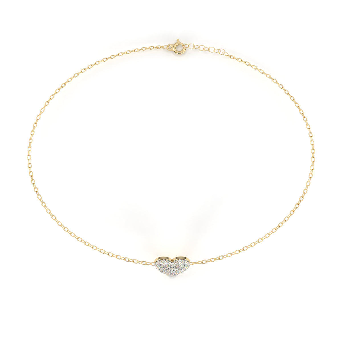 Heart Diamond Bracelet