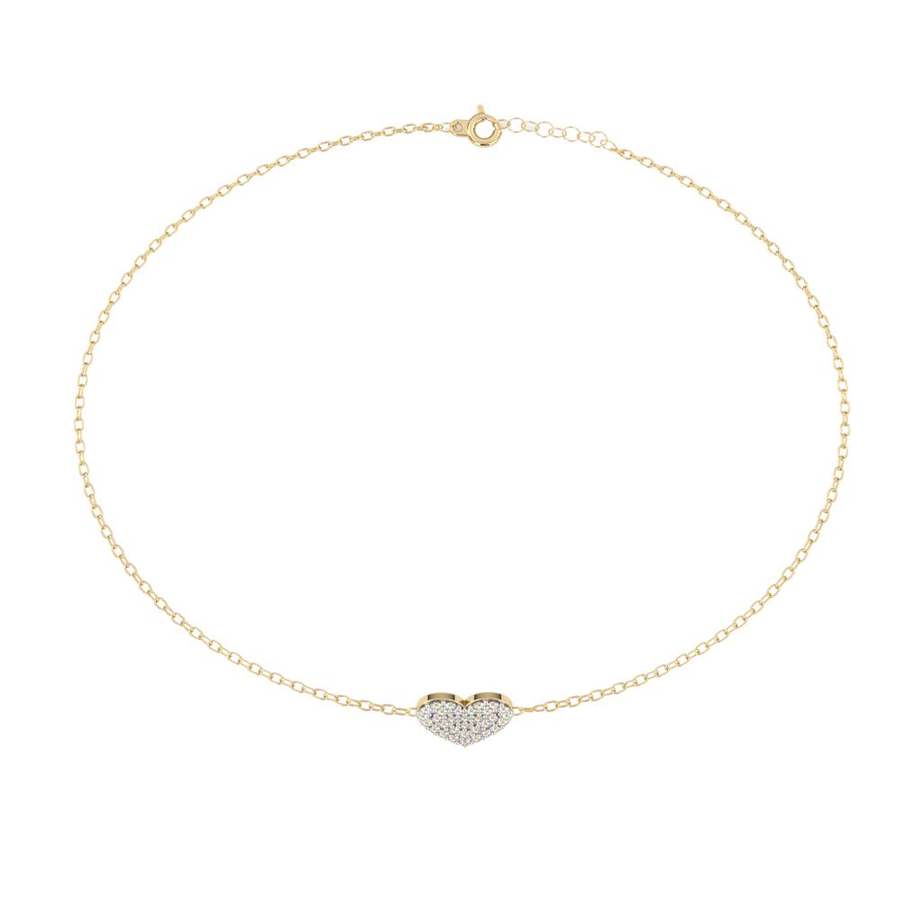 Heart Diamond Bracelet