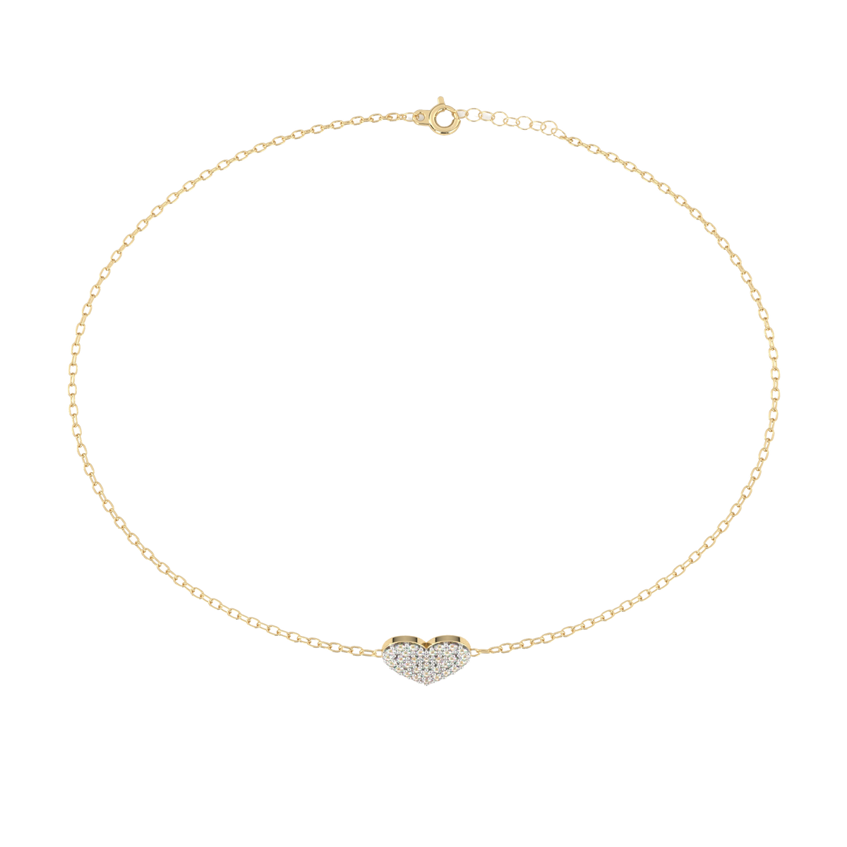 Heart Diamond Bracelet