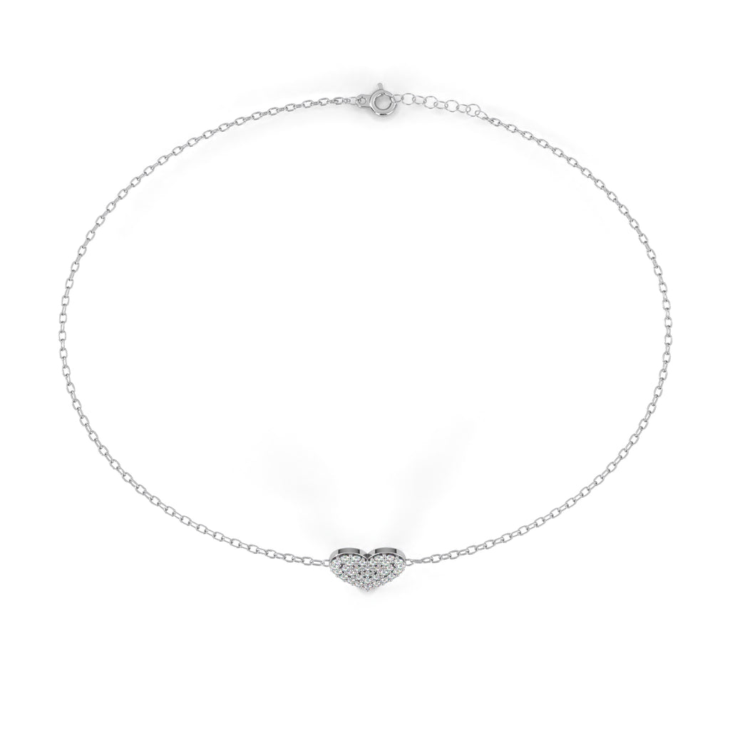 Heart Diamond Bracelet