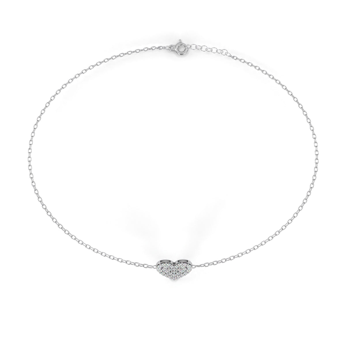 Heart Diamond Bracelet