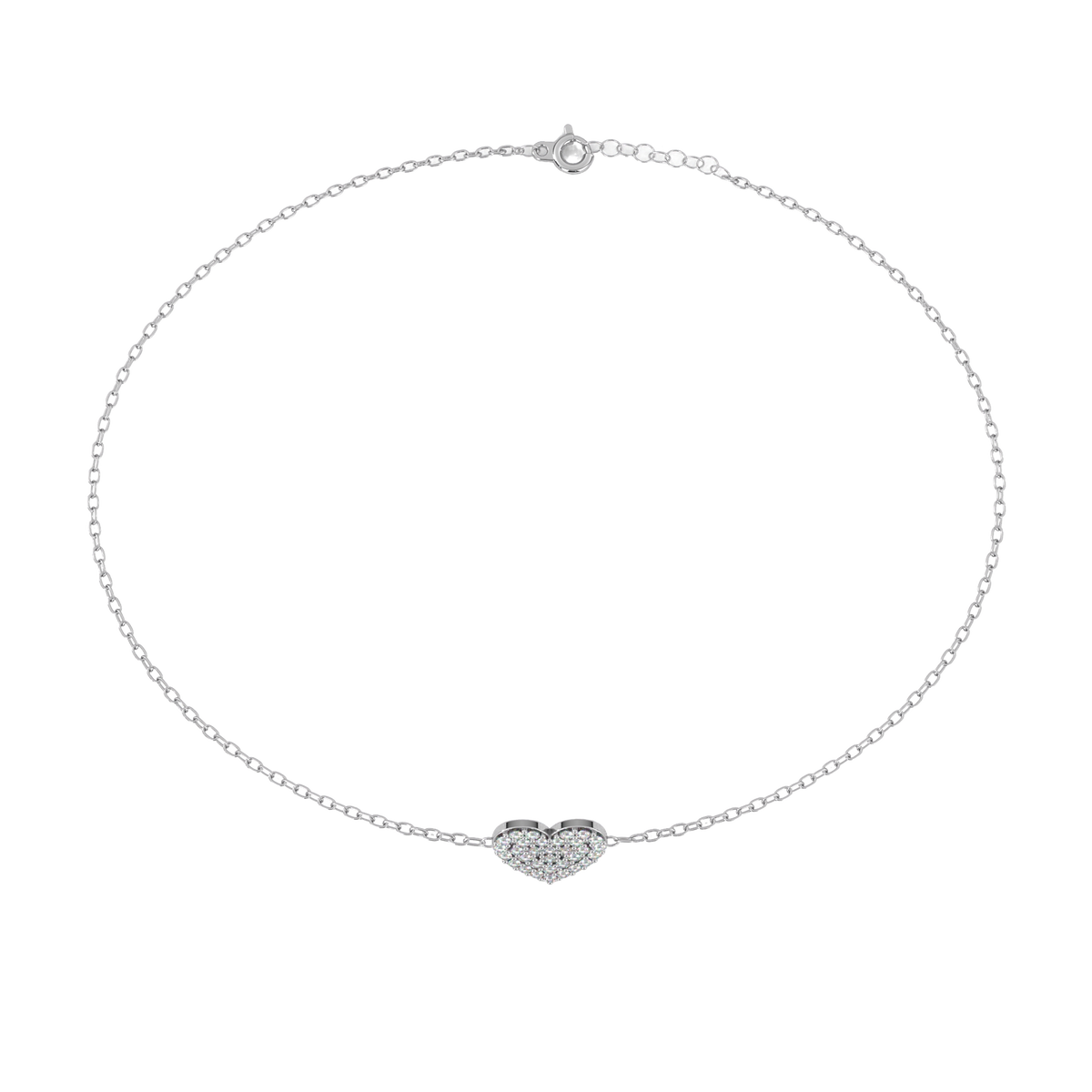Heart Diamond Bracelet
