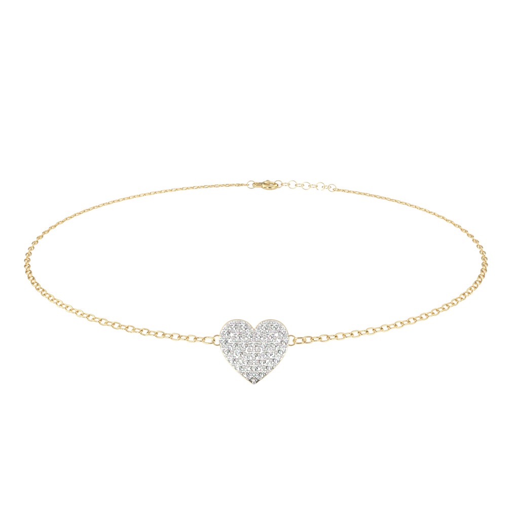 Heart Diamond Bracelet
