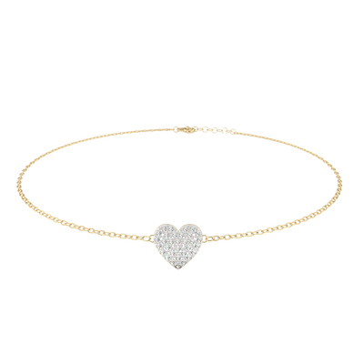 Heart Diamond Bracelet