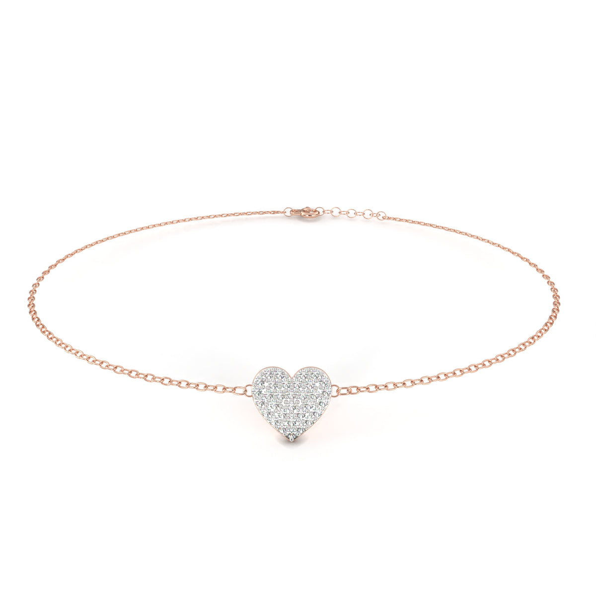 Heart Diamond Bracelet
