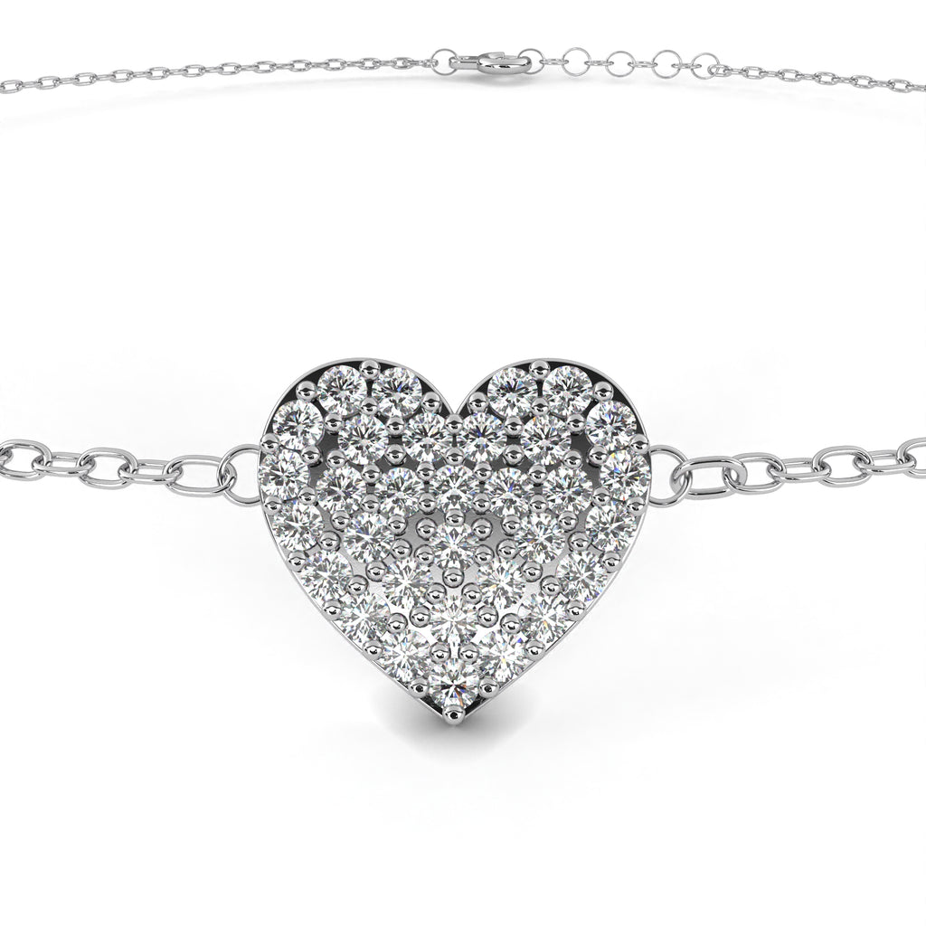 Heart Diamond Bracelet