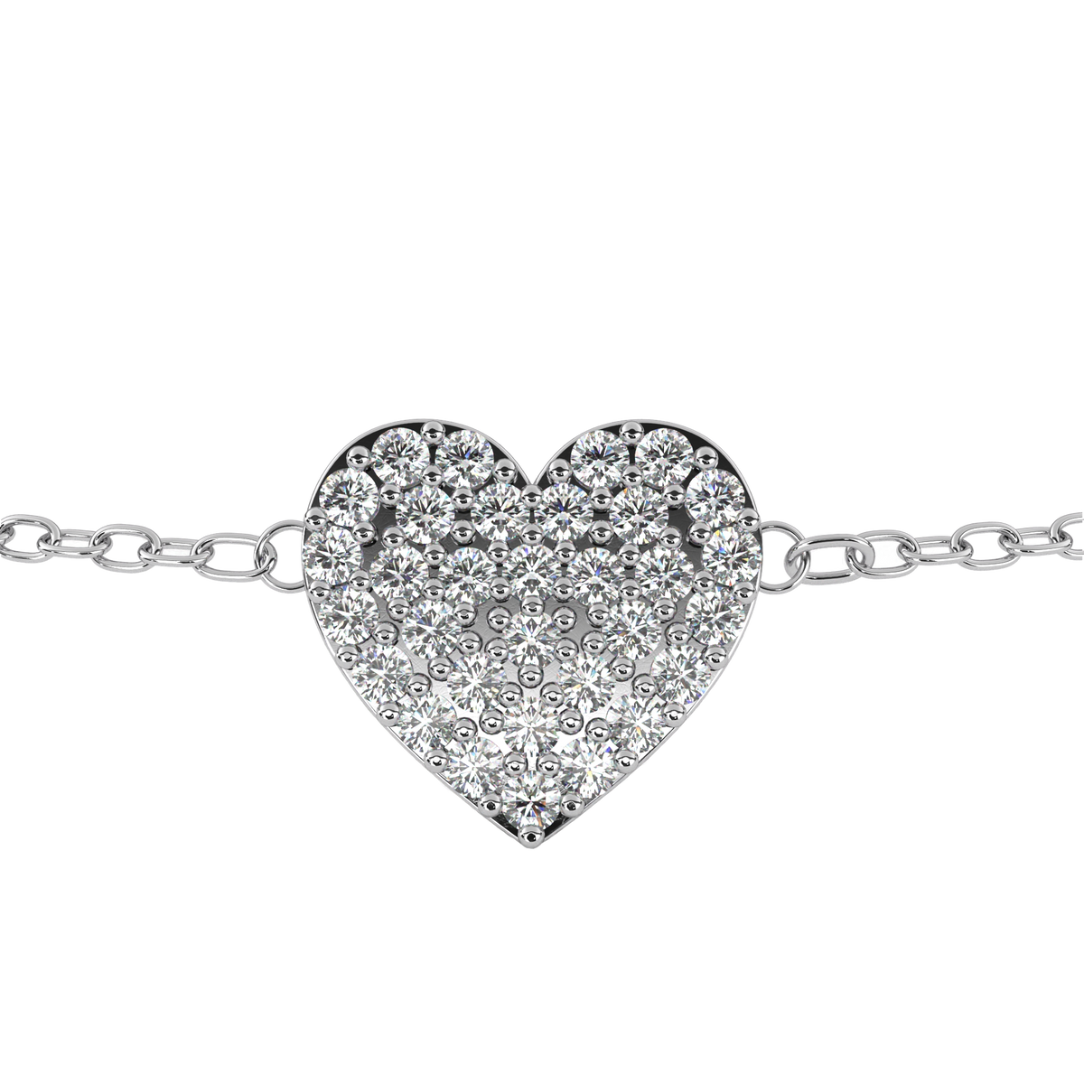 Heart Diamond Bracelet