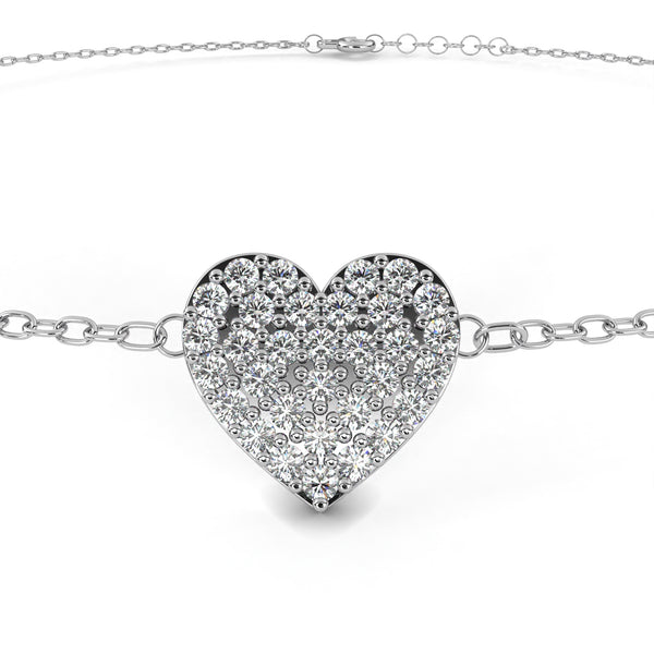 Heart Diamond Bracelet