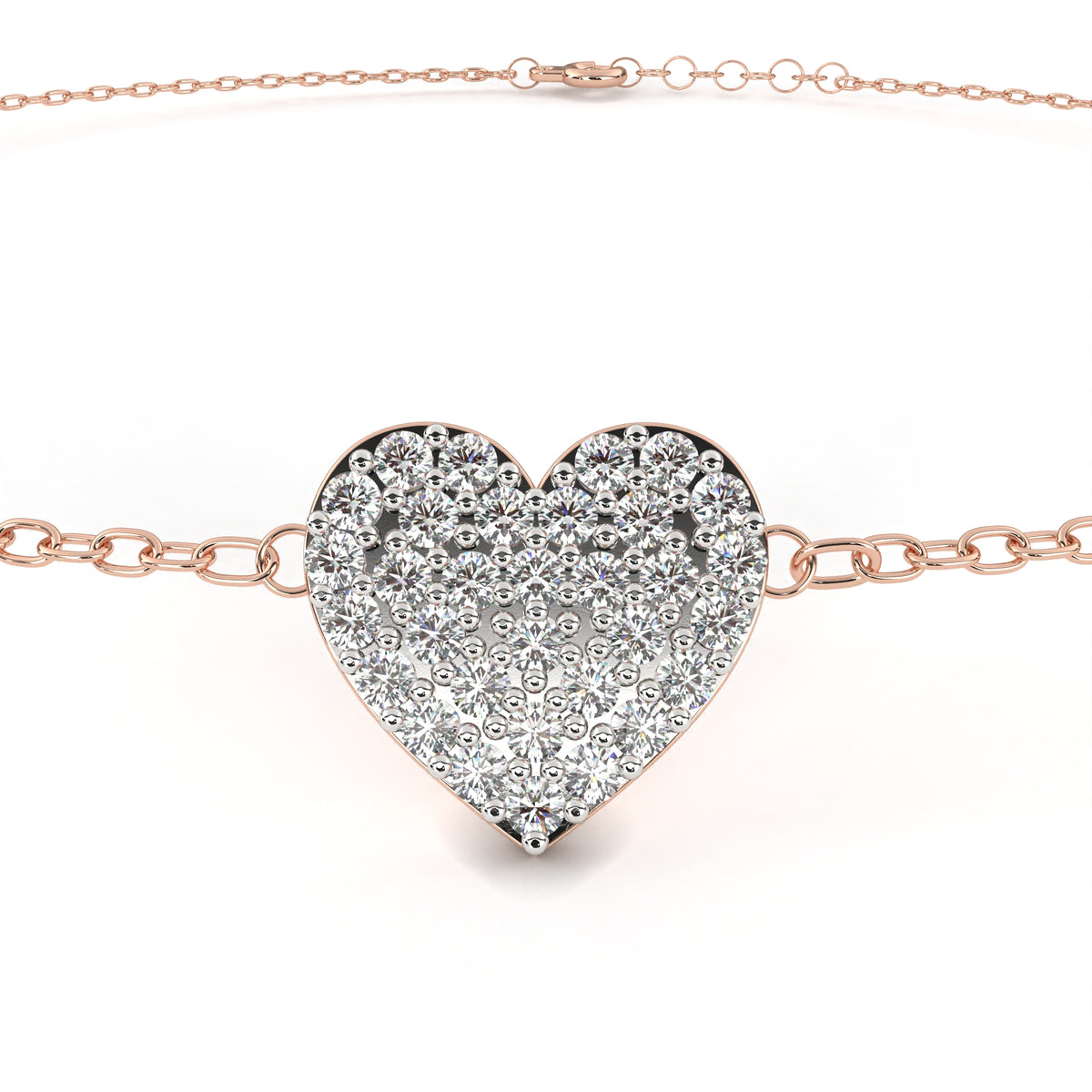 Heart Diamond Bracelet