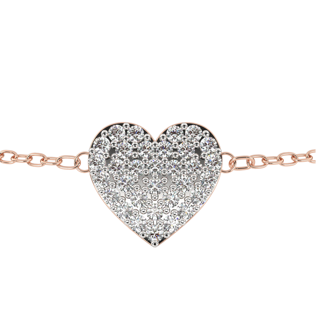 Heart Diamond Bracelet