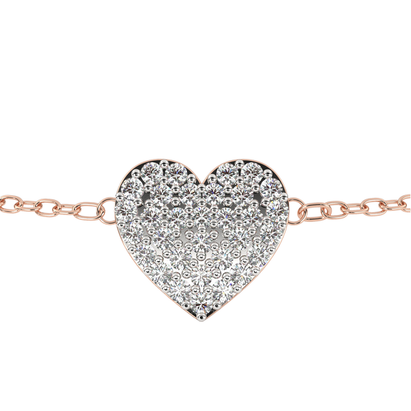 Heart Diamond Bracelet