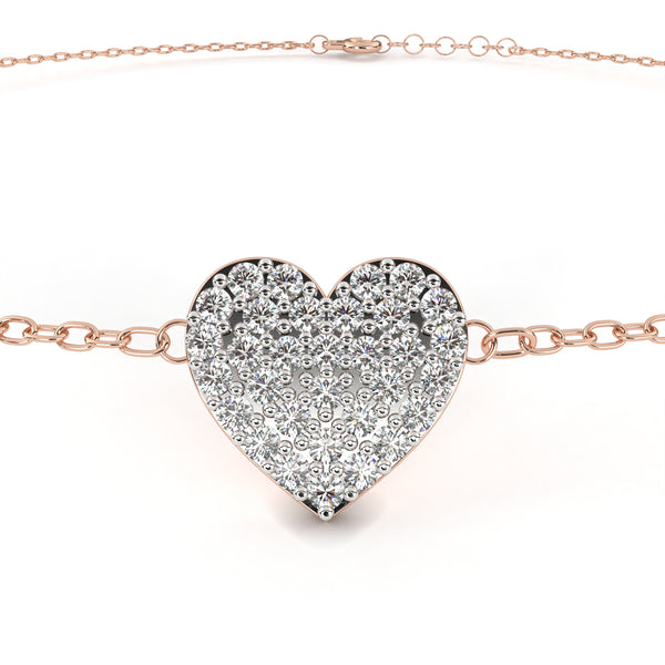 Heart Diamond Bracelet