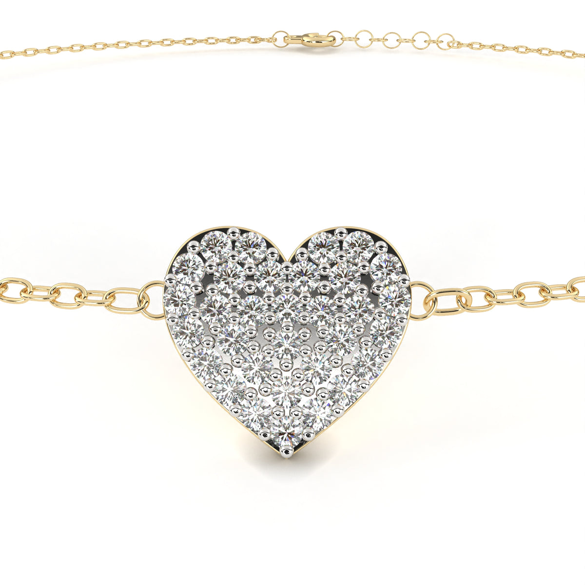 Heart Diamond Bracelet