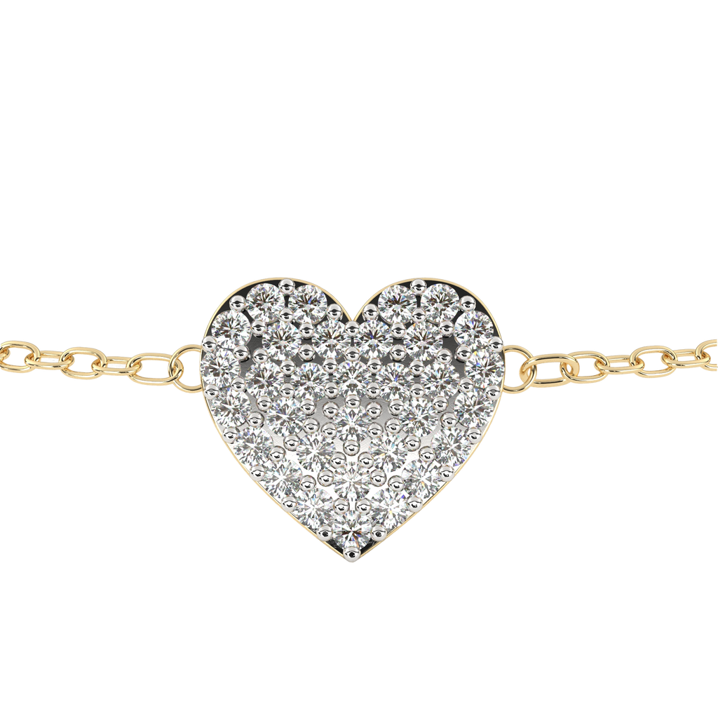 Heart Diamond Bracelet