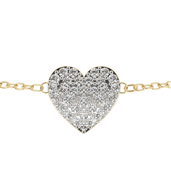 Heart Diamond Bracelet