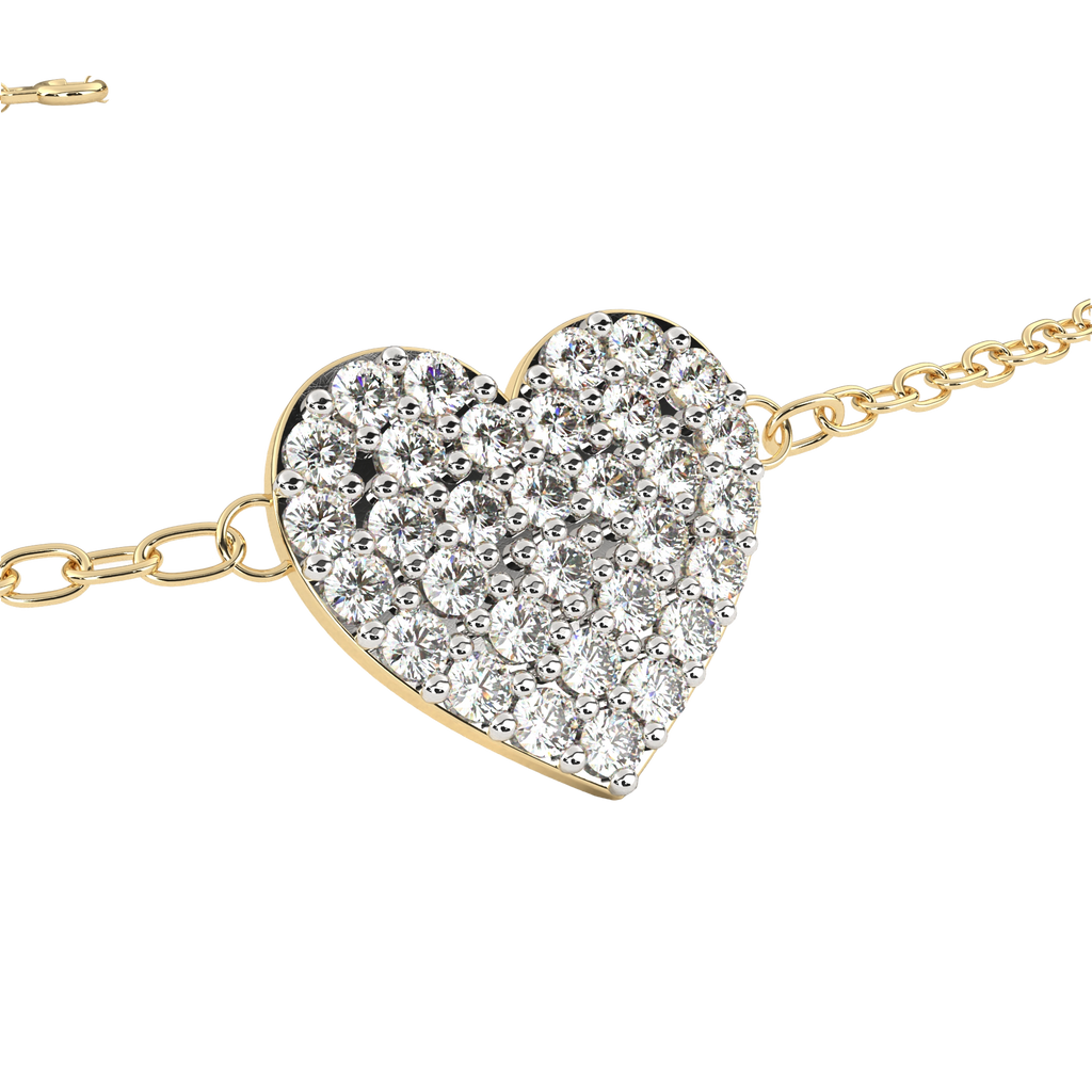 Heart Diamond Bracelet
