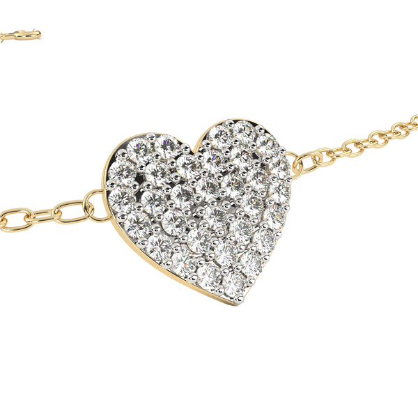 Heart Diamond Bracelet